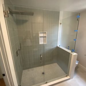Shower Door Before & After